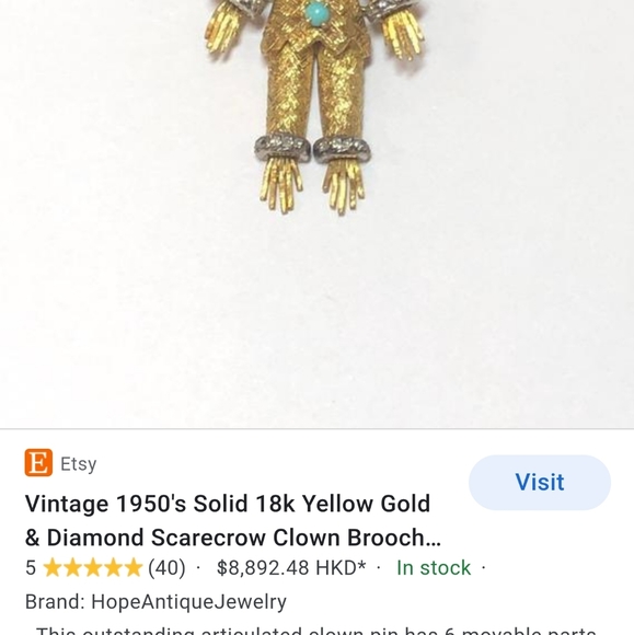 Rare Vintage Rudi Cherny Australian CowBoy pendant - Picture 5 of 16